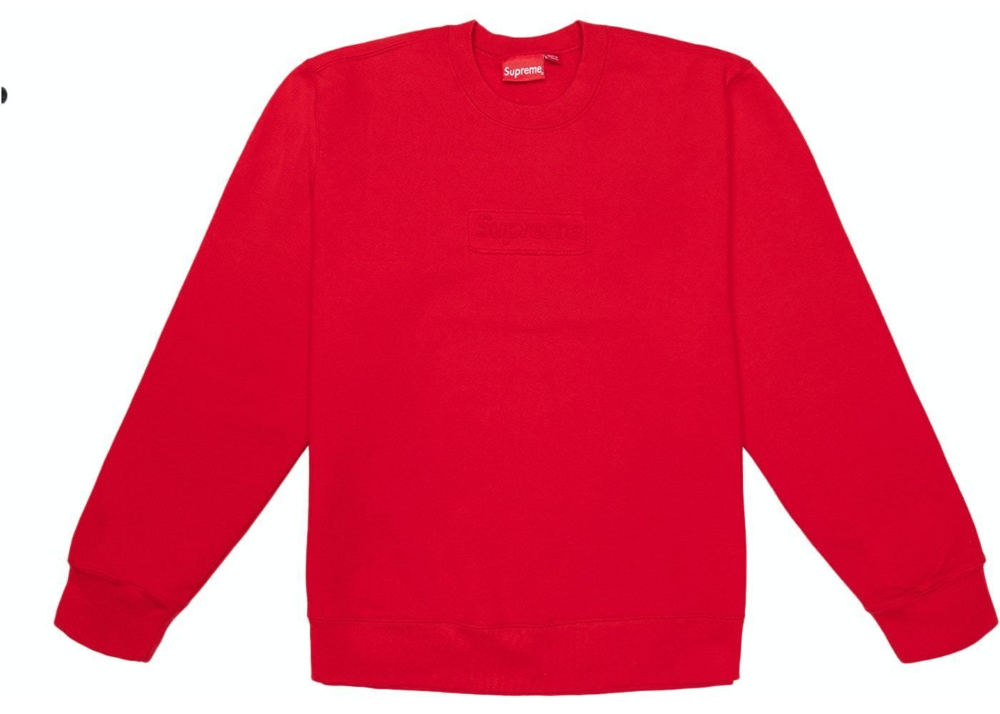 SUPREME シュプリーム☆カットアウトボックスロゴクルーネック