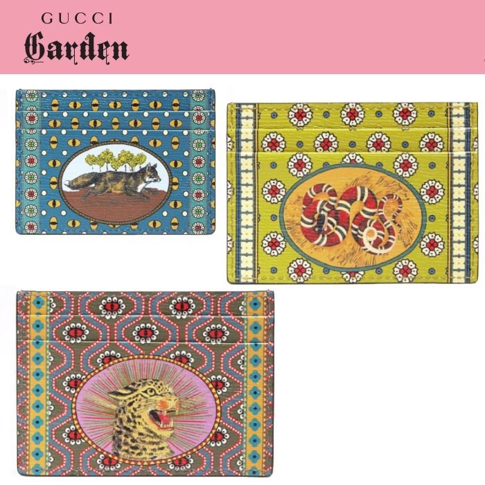 Gucci Garden☆日本未入荷 グッチ ガーデン カードケース 3種 (GUCCI Gucci Garden☆日本未入荷 グッチ ガーデン カードケース 3種 (GUCCI
