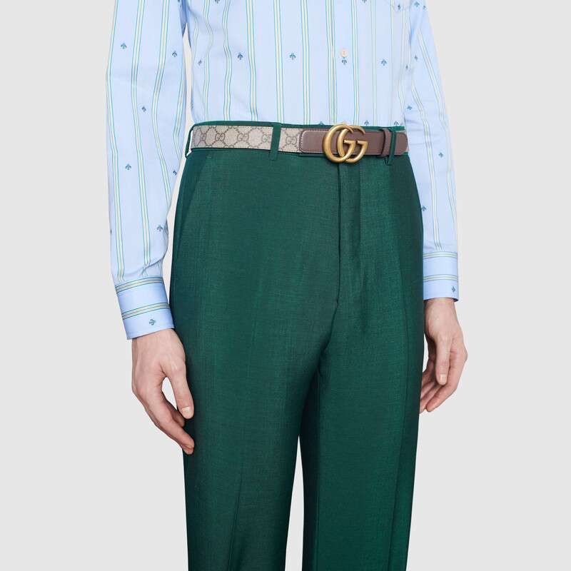 関税補償☆ダブルG バックル GG ベルト(3センチ幅) (GUCCI/ベルト 関税補償☆ダブルG バックル GG ベルト(3センチ幅) (GUCCI/ベルト