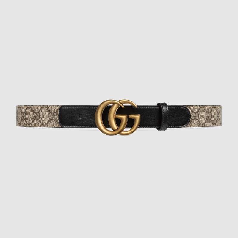 関税補償☆ダブルG バックル GG ベルト(3センチ幅) (GUCCI/ベルト 関税補償☆ダブルG バックル GG ベルト(3センチ幅) (GUCCI/ベルト