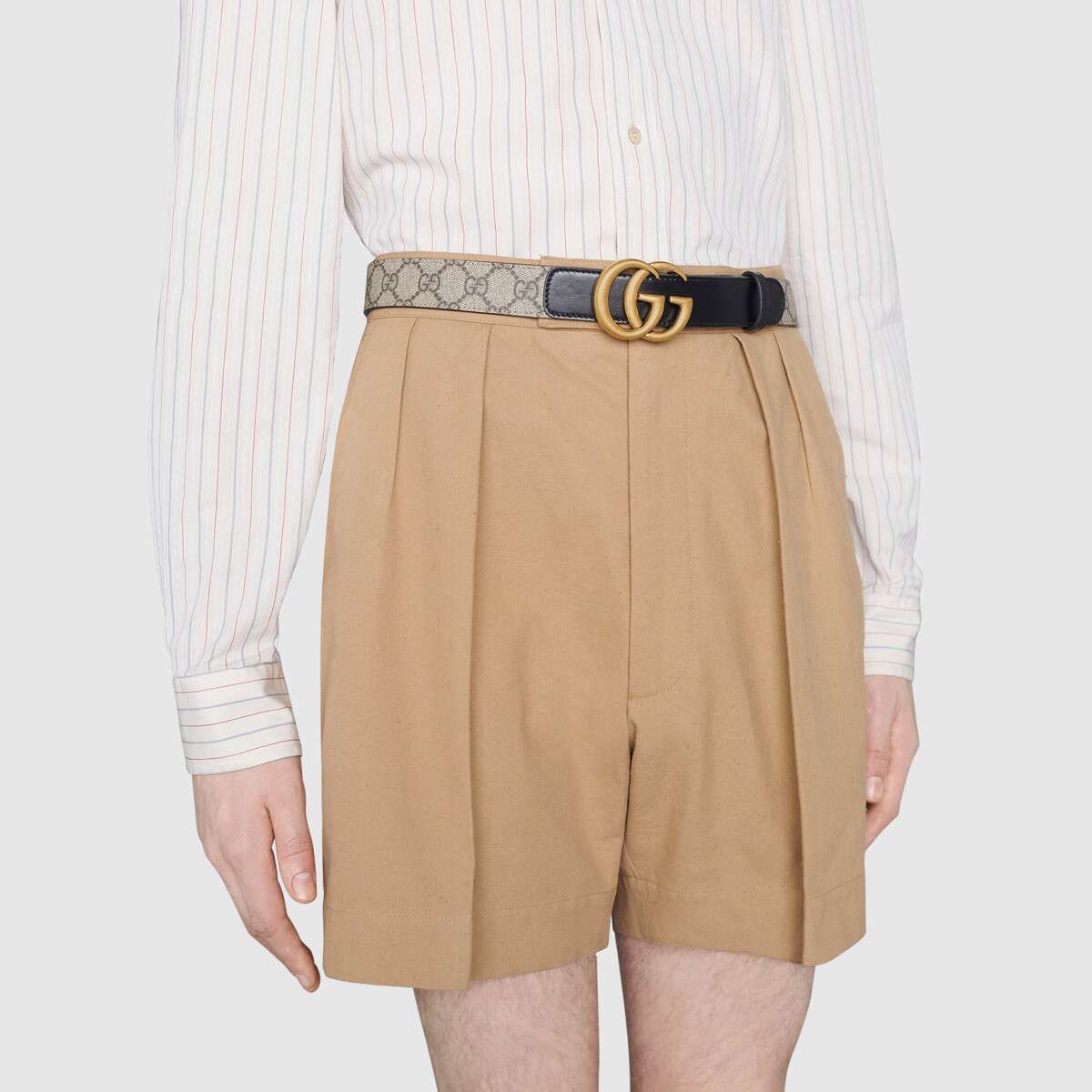 関税補償☆ダブルG バックル GG ベルト(3センチ幅) (GUCCI/ベルト 関税補償☆ダブルG バックル GG ベルト(3センチ幅) (GUCCI/ベルト