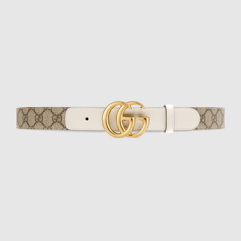 関税補償☆ダブルG バックル GG ベルト(3センチ幅) (GUCCI/ベルト 関税補償☆ダブルG バックル GG ベルト(3センチ幅) (GUCCI/ベルト