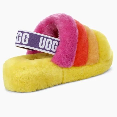 ☆UGG(アグ)☆数量限定 プライド フラッフ イヤー スライド (UGG ...