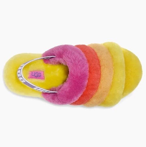 ☆UGG(アグ)☆数量限定 プライド フラッフ イヤー スライド (UGG ...