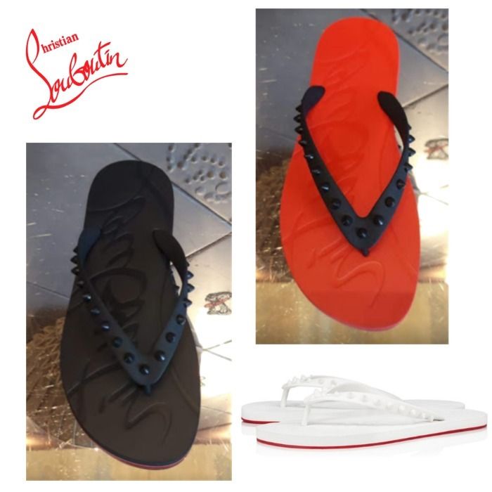 ◇ルブタン直営店◇Loubi Flip◇メンズ◇ビーチサンダル◇ロゴ ◇ルブタン直営店◇Loubi Flip◇メンズ◇ビーチサンダル◇ロゴ