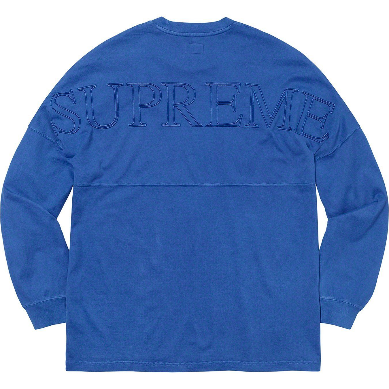 SUPREME Overdyed L/S Top Royal Large