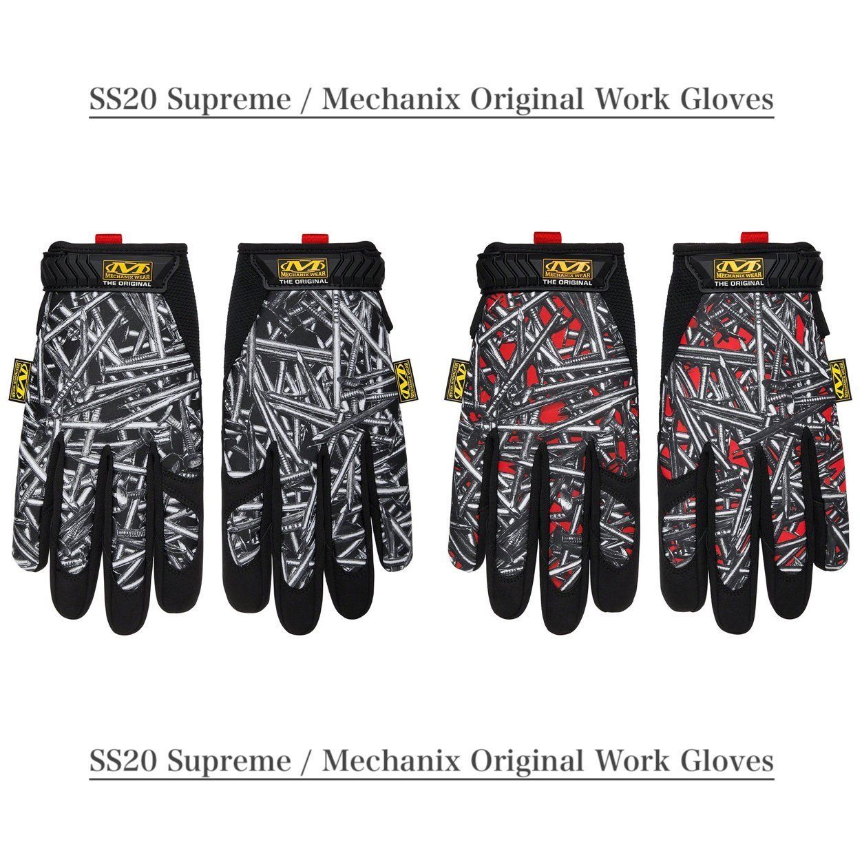 SS20 Supreme Mechanix Original Work Gloves - ワーク グローブ