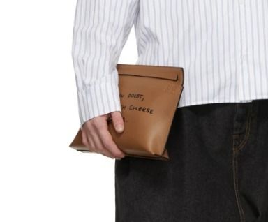 ビジネスシーンでも活躍【LOEWE】味わい深い大人BLACK☆T ポーチ ...
