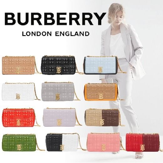 BURBERRY】スモール キルティング ラムスキン ローラバッグ (Burberry 東京の公式通販サイト Burberry スモール キルティング ローラバッグ ショルダーバッグ