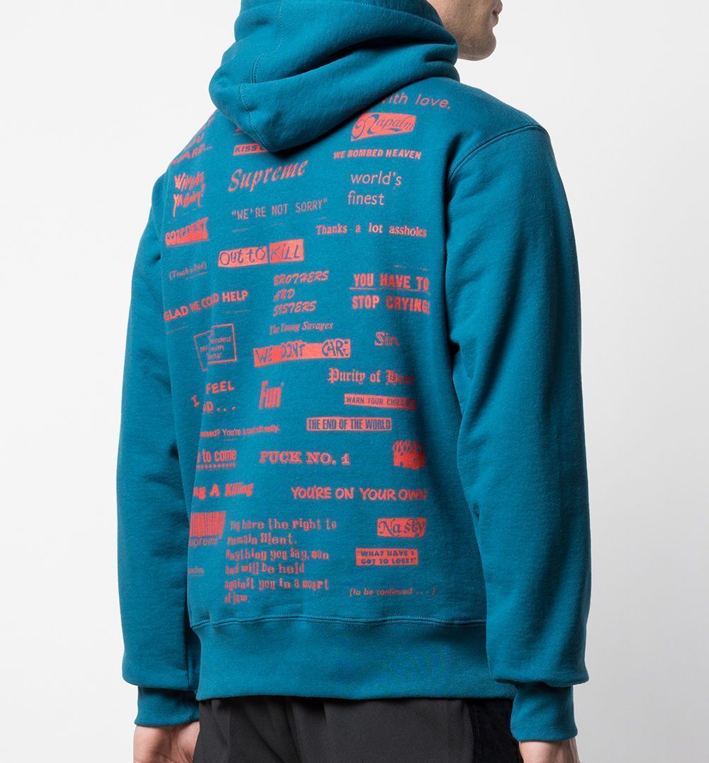 好評再入荷 Supreme Stop Crying Hooded Sweatshirt XL 好評新作