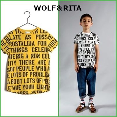 新品】wolf&rita アルファベットシャツ 8y