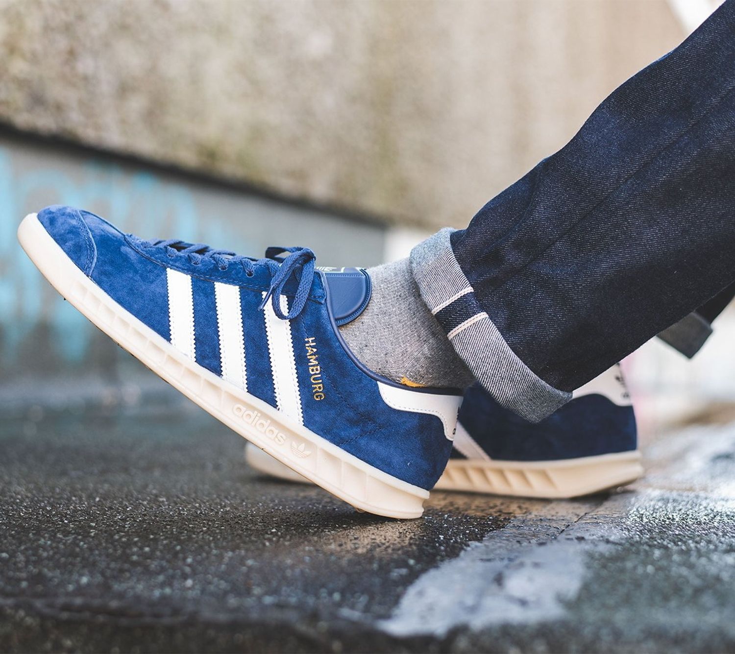 Adidas Originals ハンブルク テックインディゴ Adidas スニーカー Ef57 Buyma