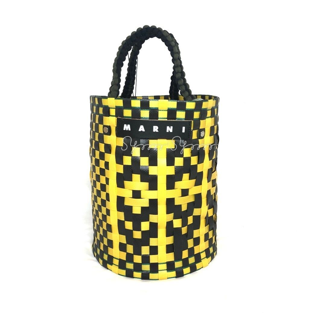 レア】完売必至!!☆MARNI MARKET☆ラウンドピクニックバッグ♪ (MARNI レア】完売必至!!☆MARNI MARKET☆ラウンドピクニックバッグ♪ (MARNI