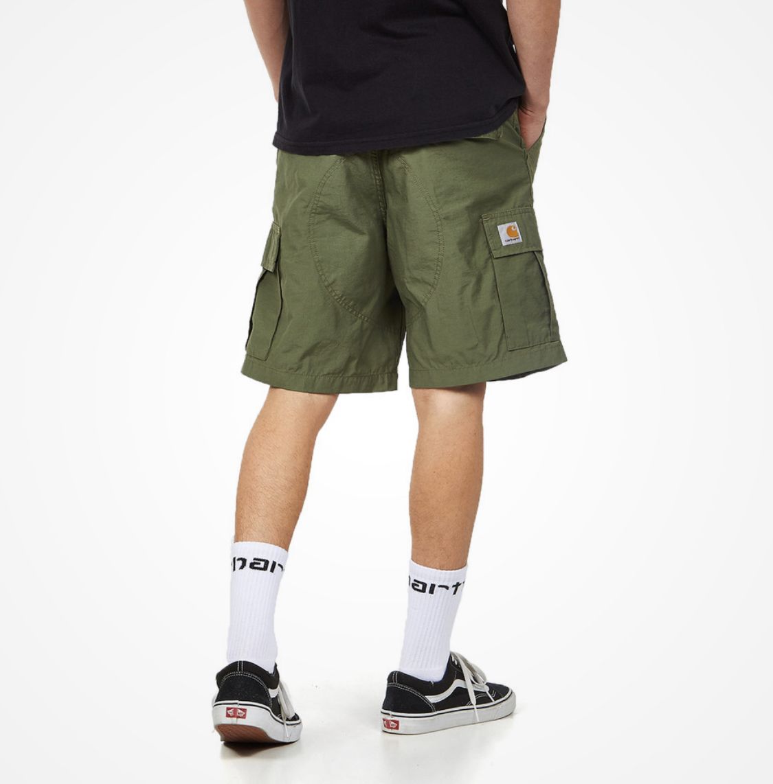 SALE【Carhartt】ロゴ カーゴ ショートパンツ グリーン/送料無料 SALE【Carhartt】ロゴ カーゴ ショートパンツ グリーン/送料無料