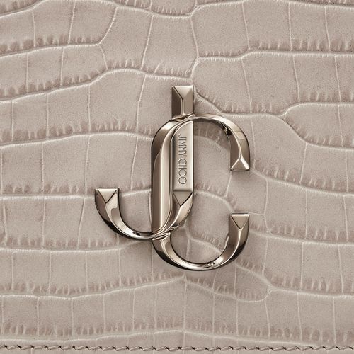 JimmyChoo VARENNE/S クロコ柄 JCロゴ付き クロスボディバッグ JimmyChoo VARENNE/S クロコ柄 JCロゴ付き クロスボディバッグ