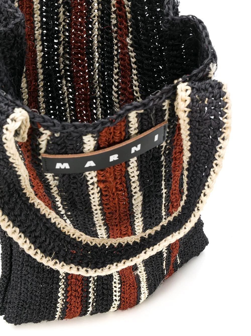 レア】☆MARNI MARKET☆フィケ クロシェストライプバッグ♪ (MARNI ...