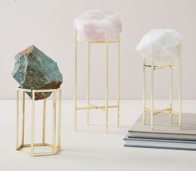 west elm CA発インテリア shop 天然石 グリーン/ローズ 送関込 (west west elm CA発インテリア shop 天然石 グリーン/ローズ 送関込 (west