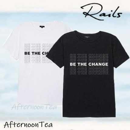 ロンハーマン取扱 Rails BE THE CHANGE シャツ 半袖 (Ron Herman/T ...