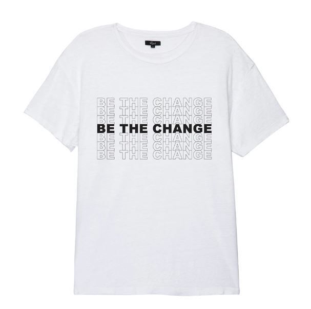 ロンハーマン取扱 Rails BE THE CHANGE シャツ 半袖 (Ron Herman/T ...