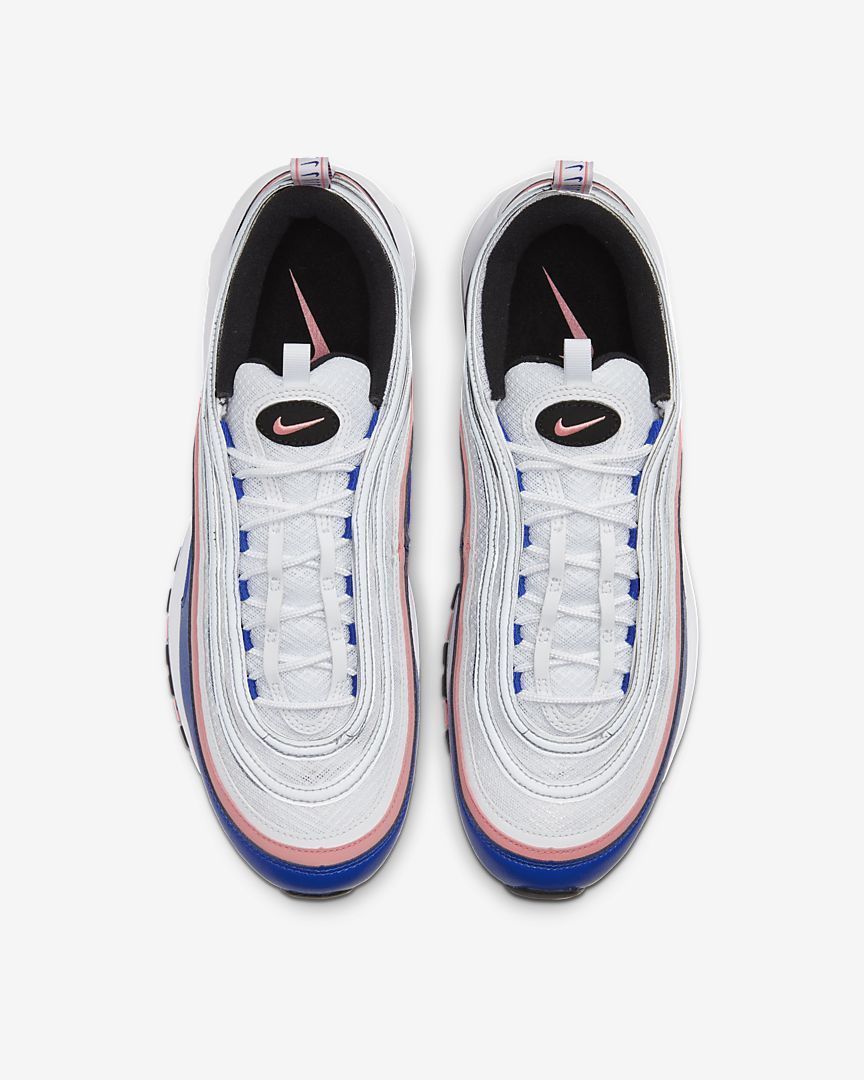 【NIKE】エア マックス 97☆ブルー/ピンクのウェーブデザイン NIKE】エア マックス 97☆ブルー/ピンクのウェーブデザイン