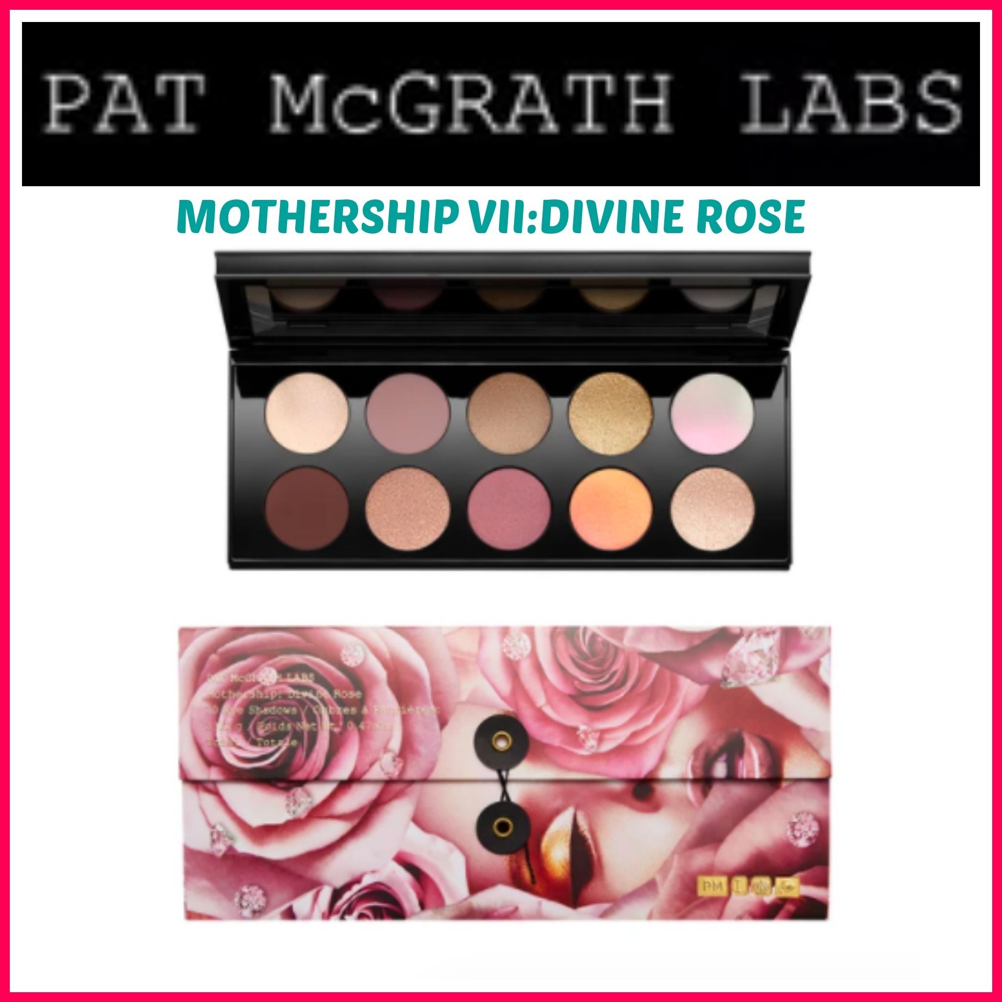 世界的人気!! ☆PAT McGRATH☆ MOTHERSHIP VII: DIVINE ROSE (PAT 【新作入荷!!】 pat mcgrath mothership divine roseアイシャドウ アイシャドウ