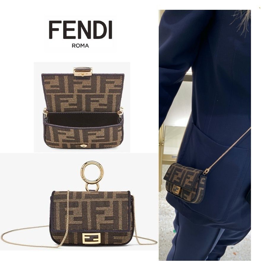 関税込☆FENDI☆ナノ バゲット☆ チャーム やポシェットとしても 関税込☆FENDI☆ナノ バゲット☆ チャーム やポシェットとしても