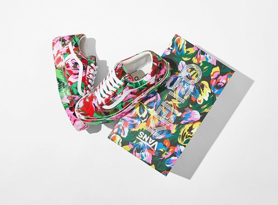 海外限定 Kenzo x Vans Old Skool 23〜30㎝ 花柄 (VANS