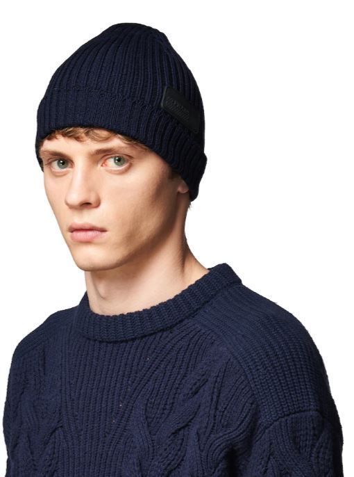 大人気【PRADA】プラダ Wool beanie ニット帽 帽子 (PRADA/ニット ...