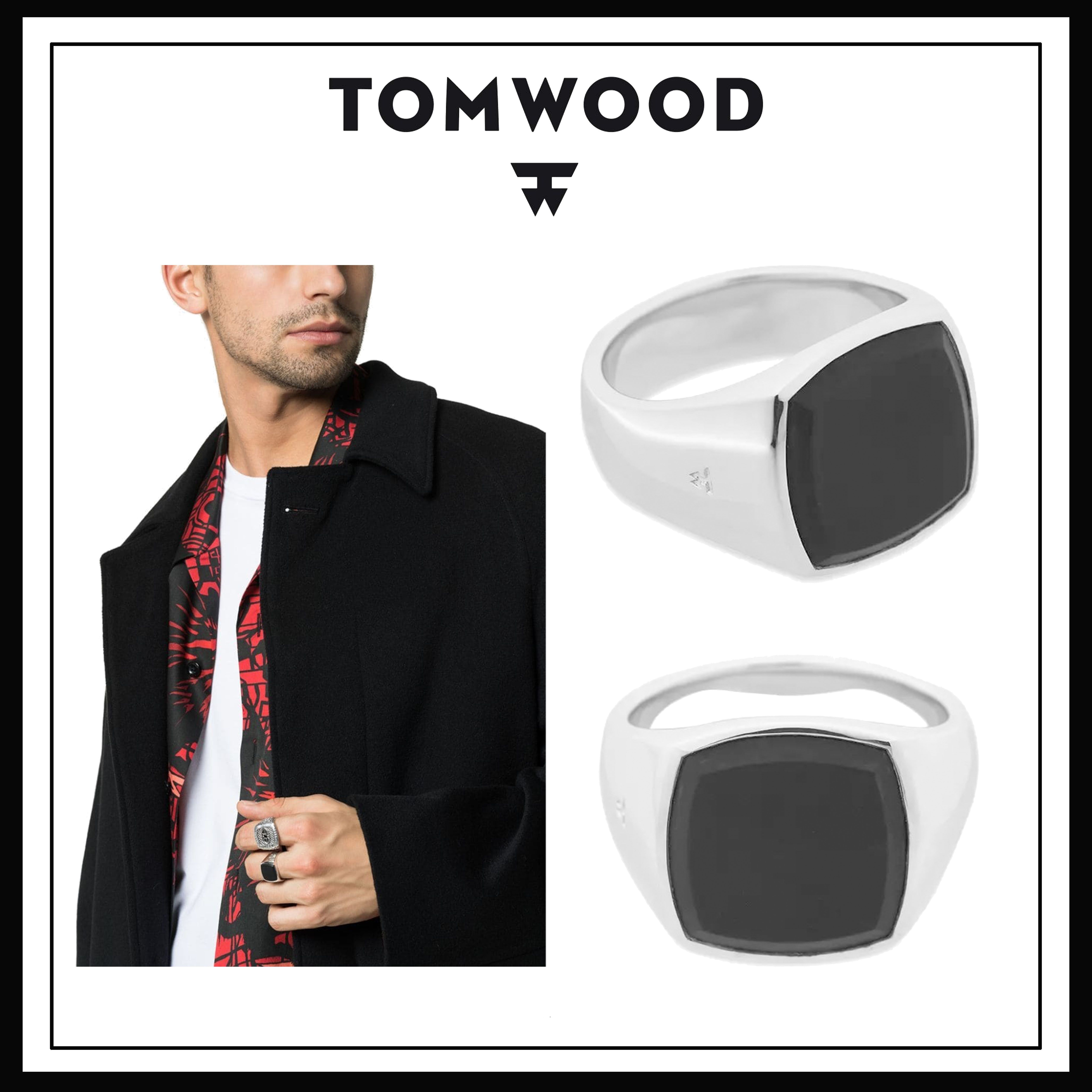 Tom Wood トムウッド クッションブラック オニキスリング (Tom Wood ...