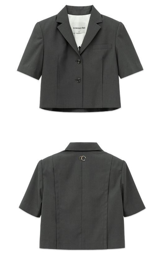 ◇ANDERSSON BELL◇ SCALA LINEN CROPPED BLAZER 半袖 リネン ◇ANDERSSON BELL◇ SCALA LINEN CROPPED BLAZER 半袖 リネン