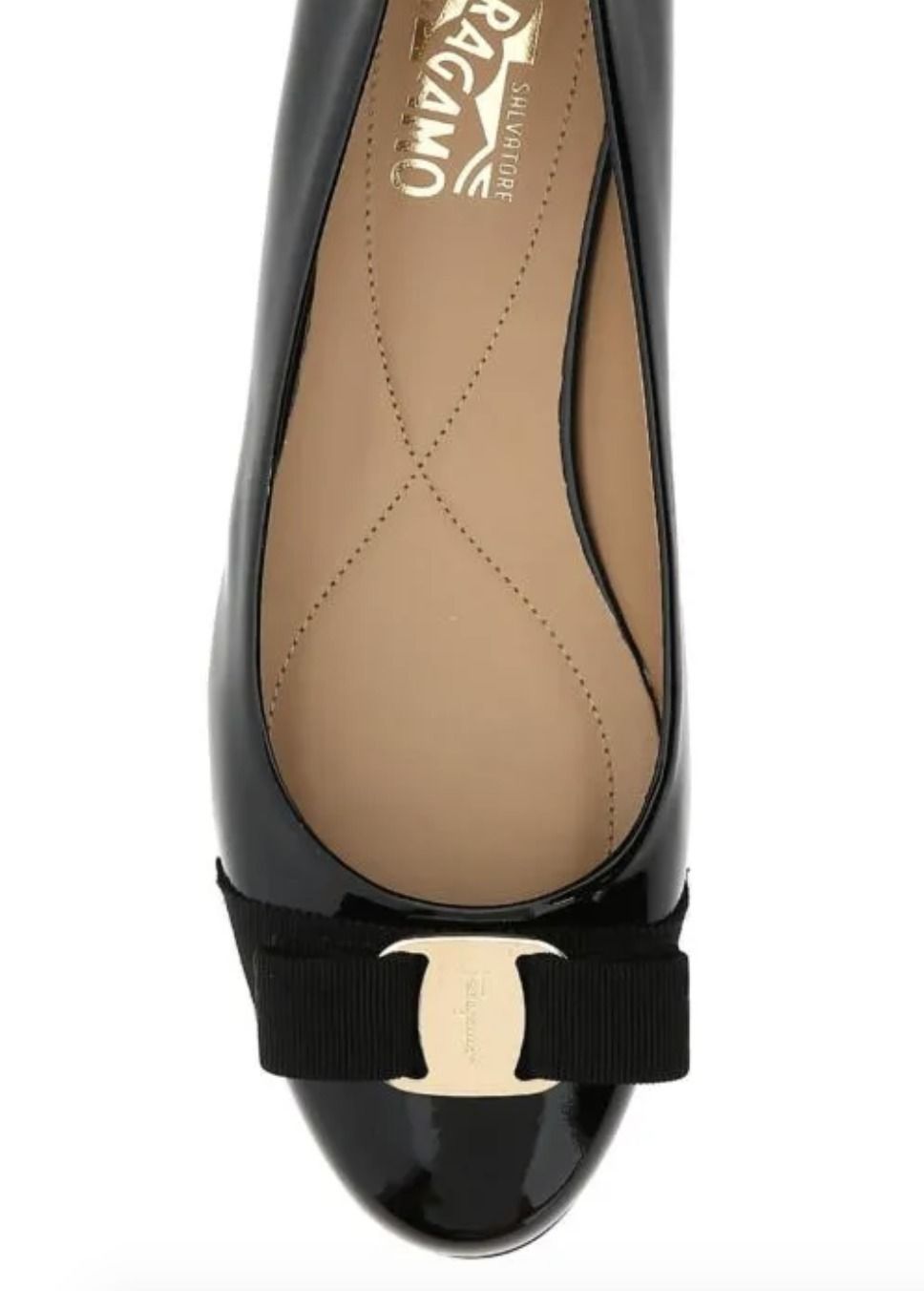 SALVATORE FERRAGAMO ヴァリナ ヴァラ・リボン バレリーナ (Salvatore SALVATORE FERRAGAMO ヴァリナ ヴァラ・リボン バレリーナ (Salvatore