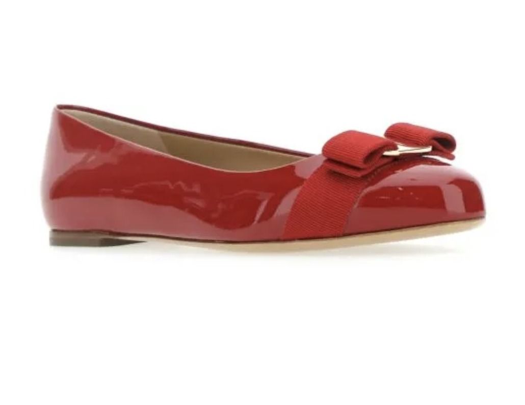 SALVATORE FERRAGAMO ヴァリナ ヴァラ・リボン バレリーナ (Salvatore SALVATORE FERRAGAMO ヴァリナ ヴァラ・リボン バレリーナ (Salvatore