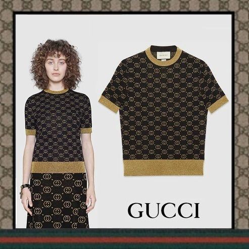 GGパターン ウール トップ (GUCCI/ニット・セーター) 554995【BUYMA】