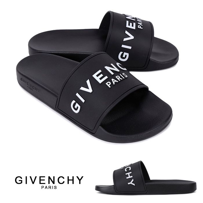 関税負担なし☆GIVENCHY GIVENCHY PARISラバー フラットサンダル 関税負担なし☆GIVENCHY GIVENCHY PARISラバー フラットサンダル