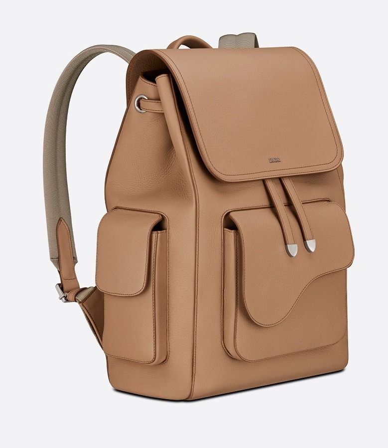 DIOR】20AW新作*グレインドカーフスキン Saddle バックパック (Dior DIOR】20AW新作*グレインドカーフスキン Saddle バックパック (Dior