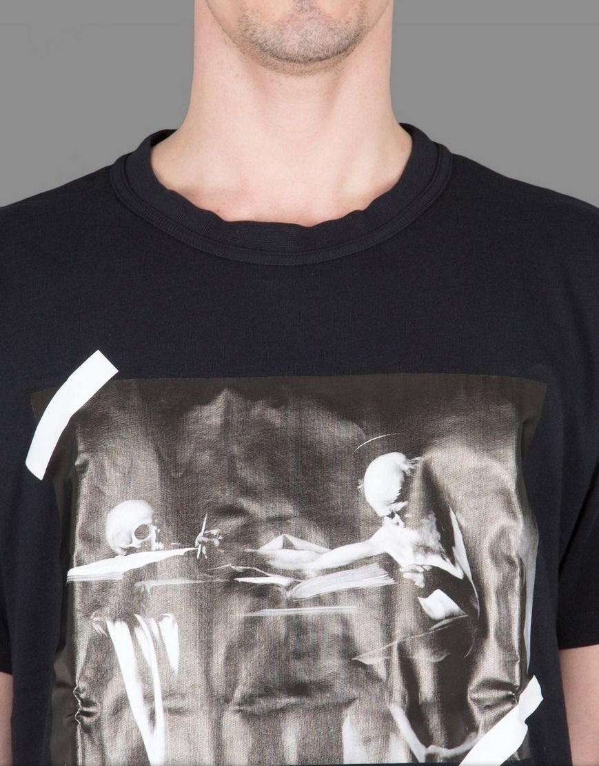 OFF-WHITE --- CARAVAGGIO T-SHIRT BLACK カラバッジョ 半袖T 黒 (Off ...