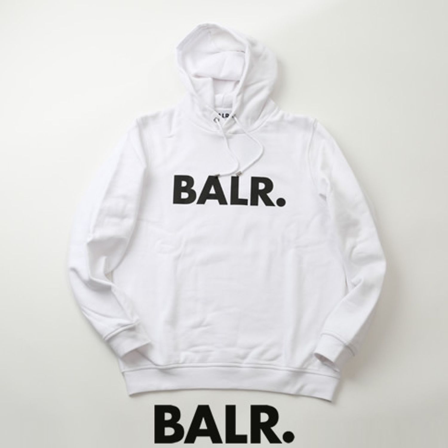 ボーラーbalr パーカー Brand Hoodie ロゴプリント B Wh Balr パーカー フーディ Buyma