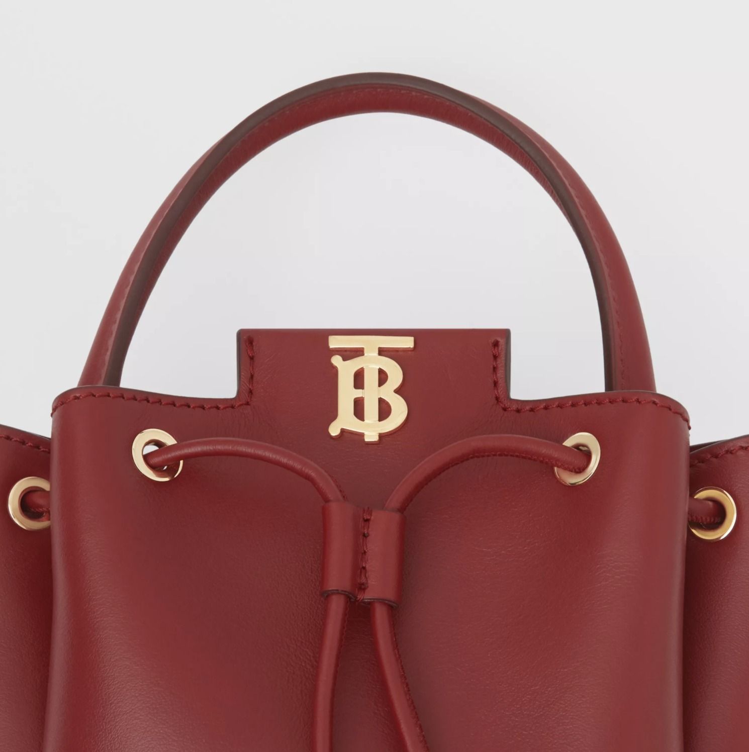 ◇BURBERRY◇モノグラムモチーフ レザー バケットバッグ (Burberry ...