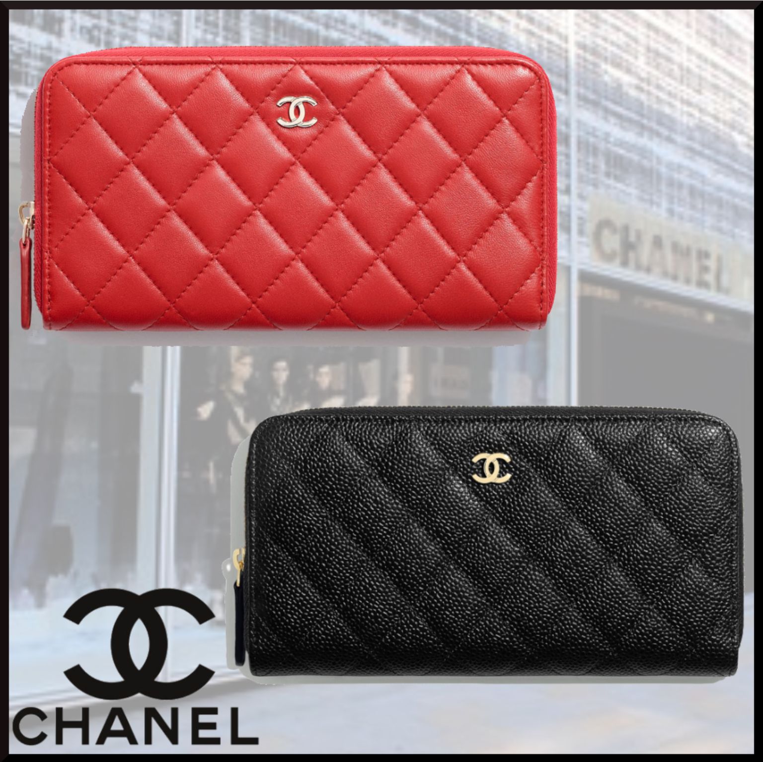 CHANEL(シャネル)クラシック ロング ジップウォレット☆税込 (CHANEL ...