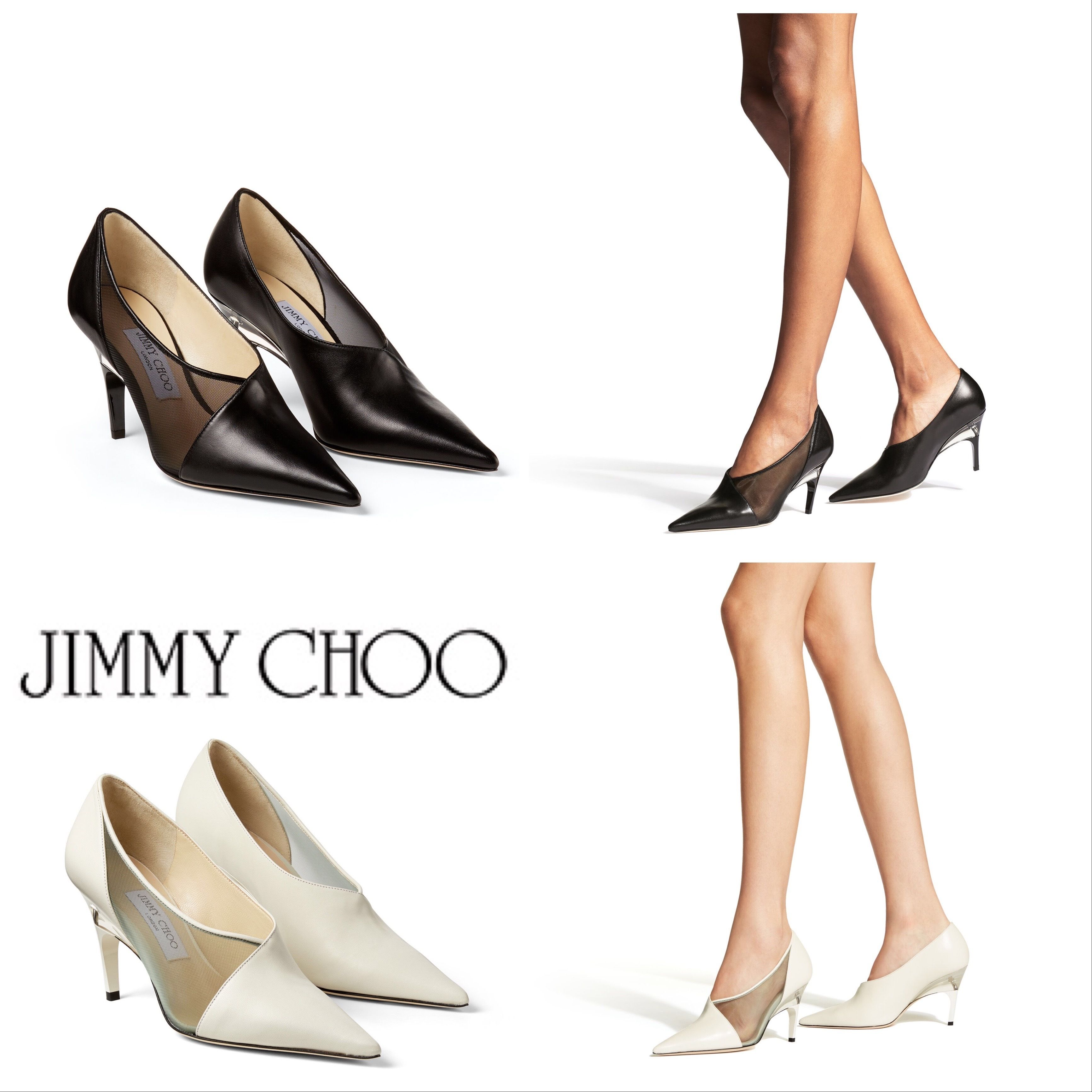 VIP SALE!!【JIMMY CHOO】SIBA 85♪レザー×メッシュ♪2カラー♪ (Jimmy VIP SALE!!【JIMMY CHOO】SIBA 85♪レザー×メッシュ♪2カラー♪ (Jimmy