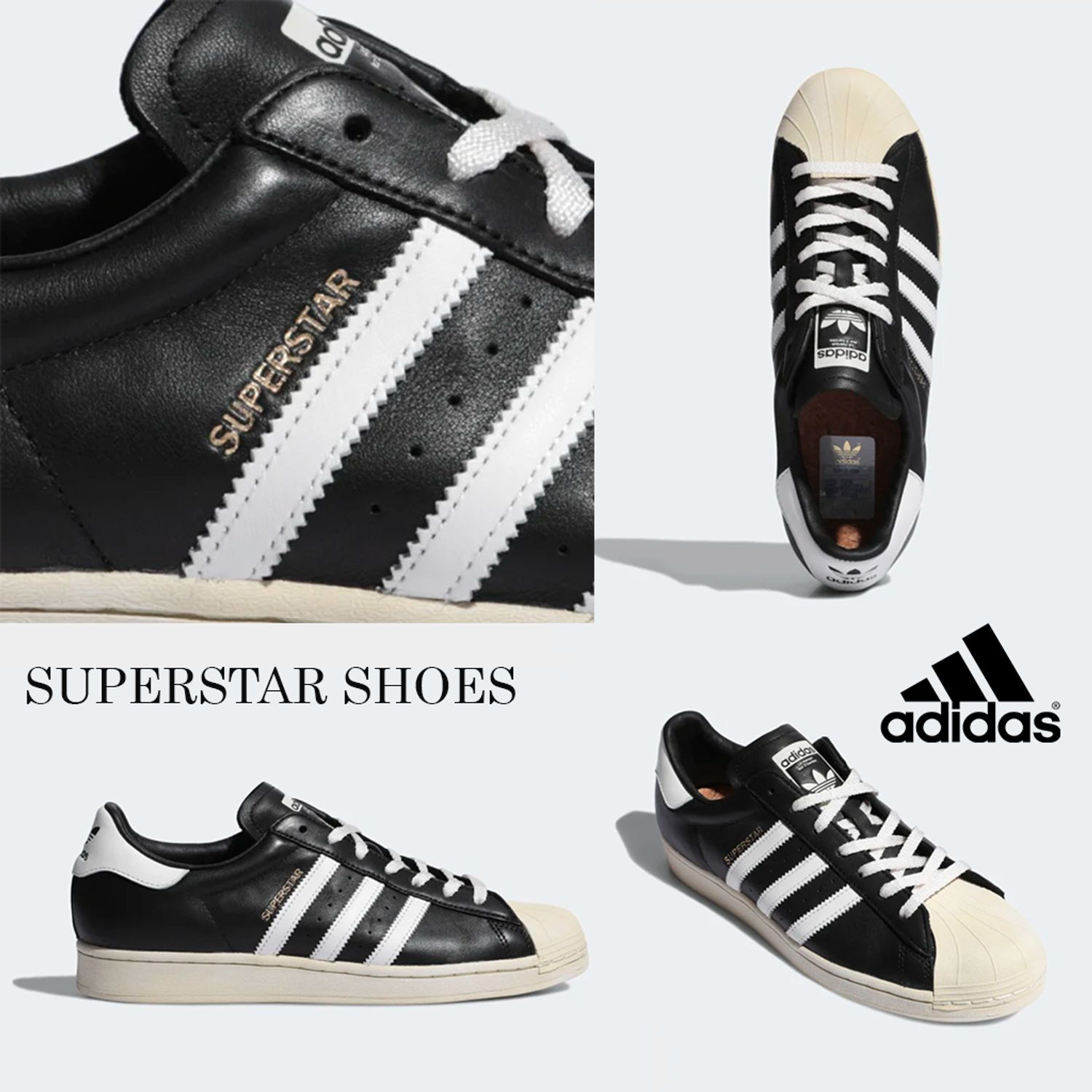 レザー超お勧めスーパースター アディダス Superstar Shoes Adidas スニーカー Buyma