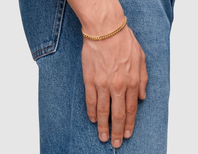 □日本未入荷・送料込□Tom Wood Curb Bracelet L Gold ゴールド (Tom ブランドのギフト Bracelet Curb WOOD TOM ゴールド ブレスレット Gold ブレスレット