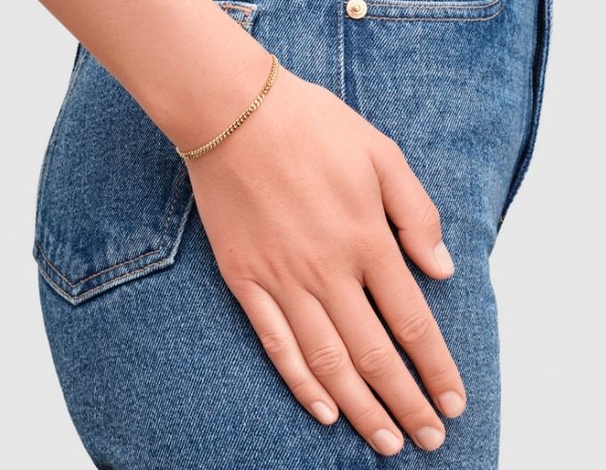□日本未入荷・送料込□Tom Wood Curb Bracelet M Gold ゴールド (Tom ブランドのギフト Bracelet Curb WOOD TOM ゴールド ブレスレット Gold ブレスレット