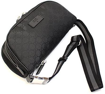 国内☆GUCCI GG ナイロンウエストバッグ・ボディバッグ 黒 (GUCCI ...