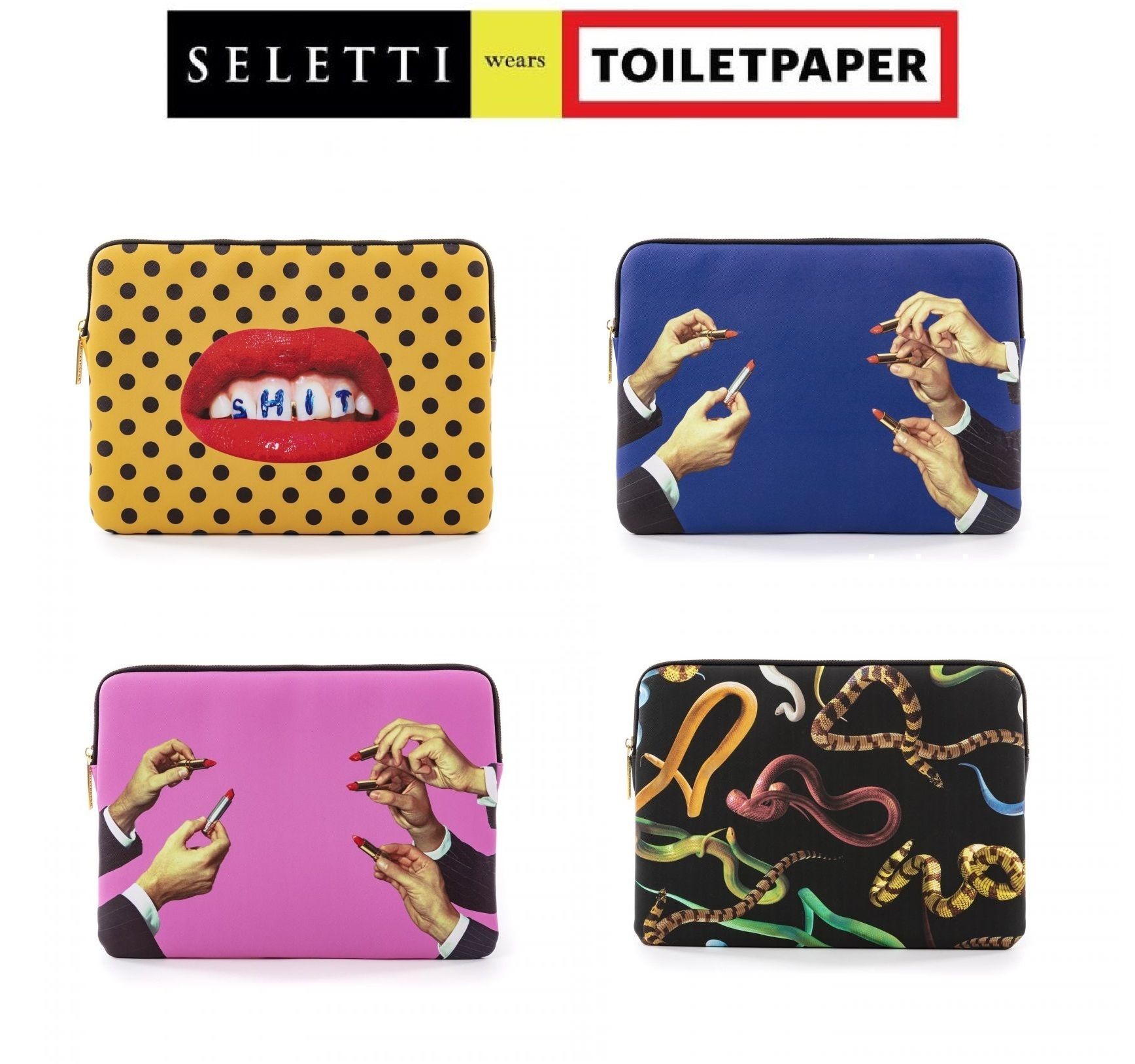人気★SELETTI TOILETPAPER PCケース ラップトップ ７種 国内発| SELETTI TOILETPAPER PCケース ラップトップ Lipsticks