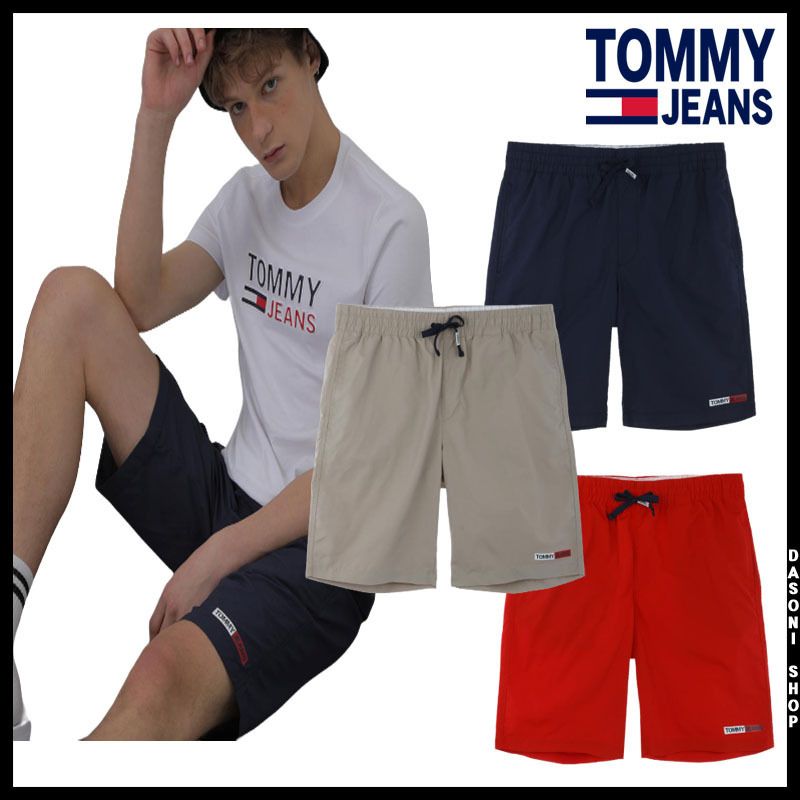 20SS ☆TOMMY HILFIGER☆ メンズ ナイロン ロゴ ショートパンツ (Tommy 20SS ☆TOMMY HILFIGER☆ メンズ ナイロン ロゴ ショートパンツ (Tommy