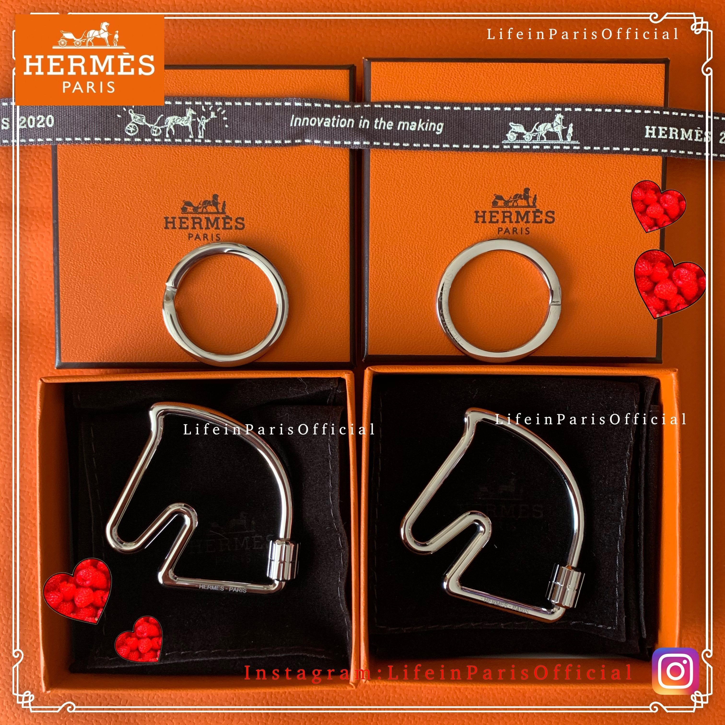 HERMES ネックレスTopとしても使えるキーリングCheval/Etrier (HERMES ...