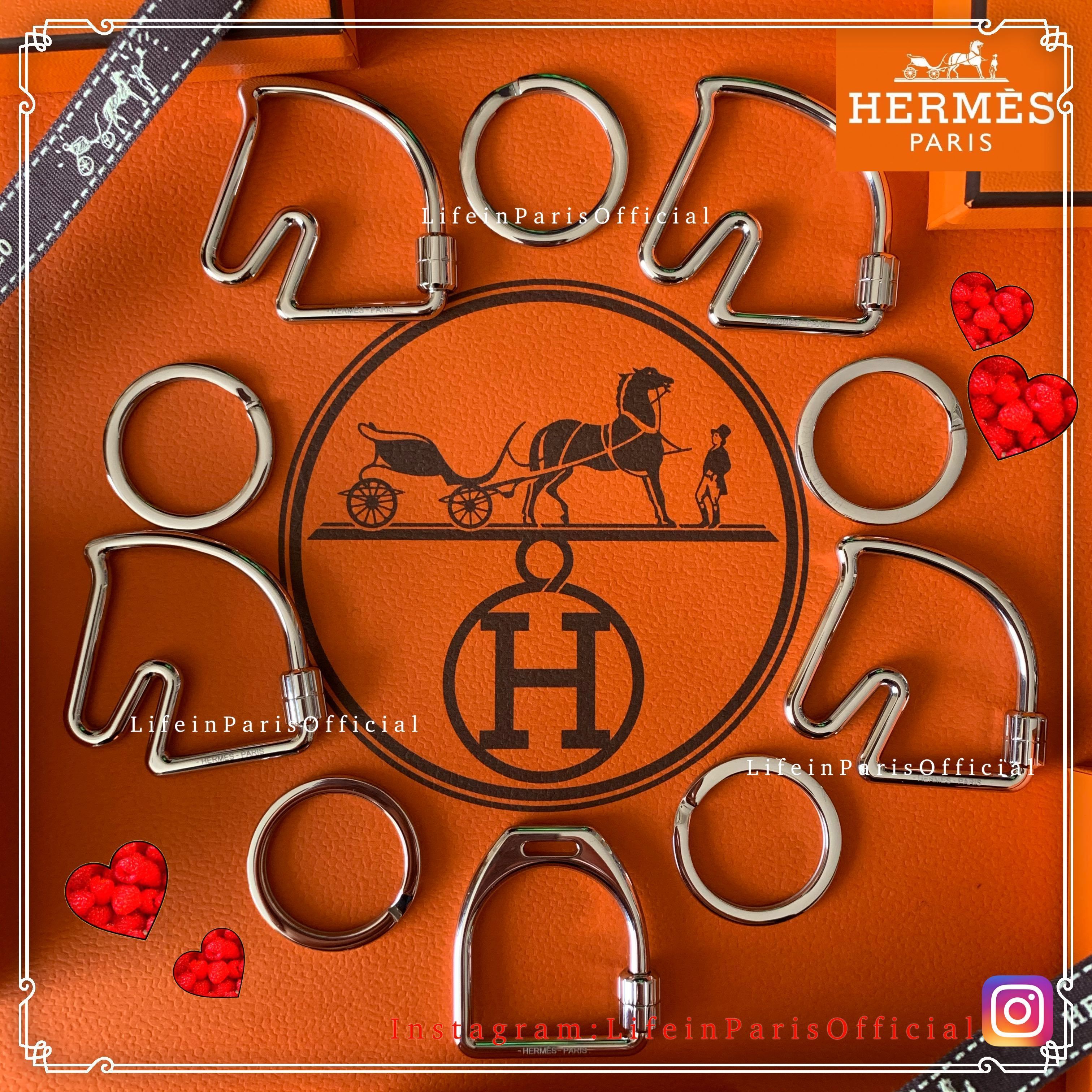 HERMES ネックレスTopとしても使えるキーリングCheval/Etrier (HERMES ...
