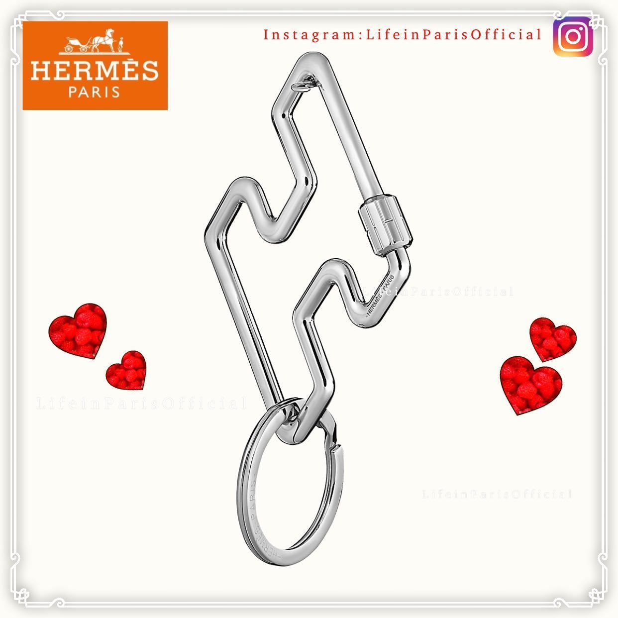 HERMES ネックレスTopとしても使えるキーリングCheval/Etrier (HERMES ...