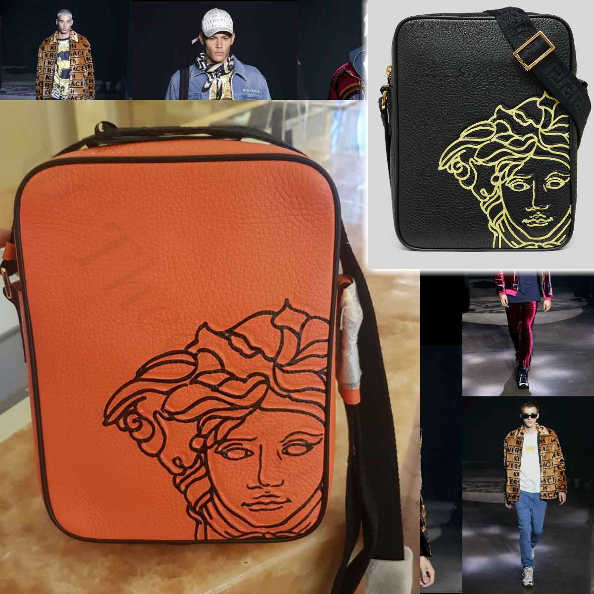 VERSACE レザー ポップ メデューサ ショルダーバッグ 2色展開 (VERSACE VERSACE レザー ポップ メデューサ ショルダーバッグ 2色展開 (VERSACE